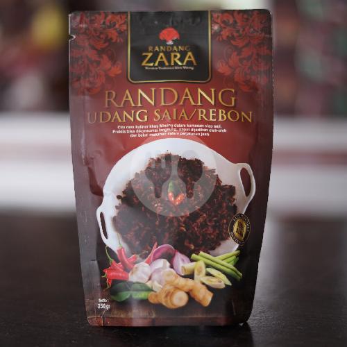 Rendang Padang Udang Rebon - Randang Zara